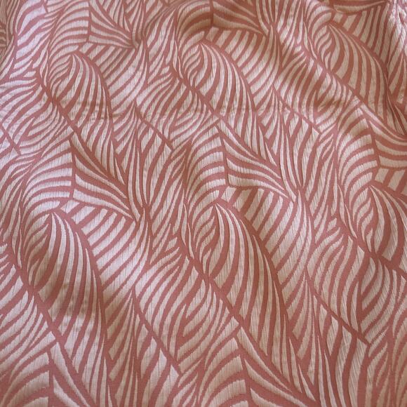 NWT Calvin Klein Women’s Plus 24W Pencil‎ Skirt Peach Fan Embroidered Design - Picture 3 of 15